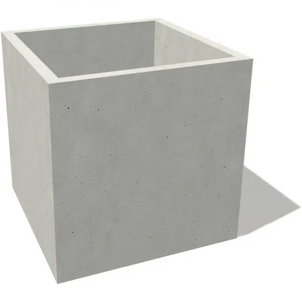 Betonowe donice o różnych wymiarach