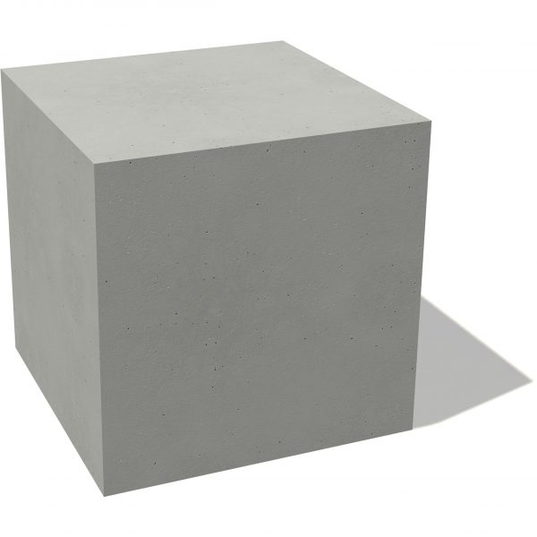 proste betonowe siedziska