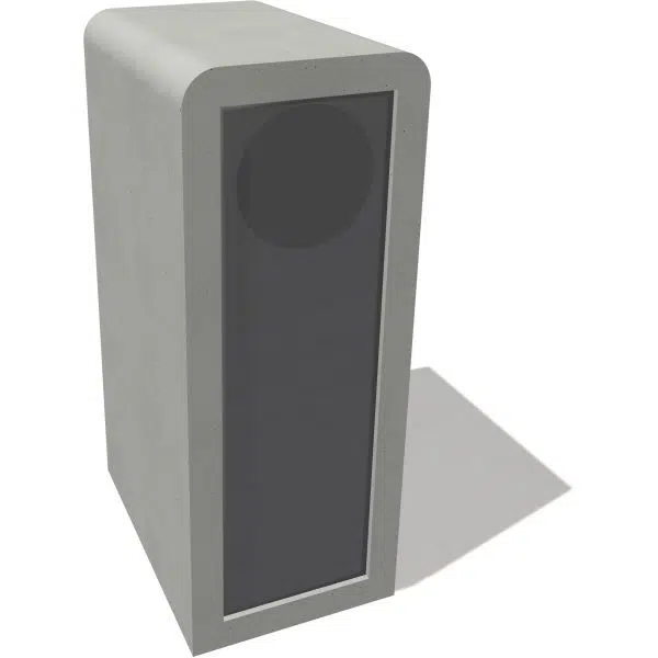 Kosz na śmieci z daszkiem